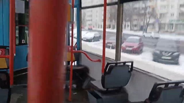 Поездка на трамвае БКМ-60102, бортовой номер 088, маршрут 5 смотреть онлайн