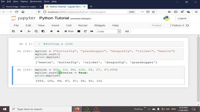 Sorting A List In Python | Python 4 You | Lecture 104 смотреть онлайн