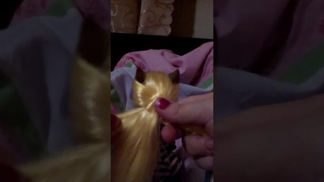 Причёска рыбий хвост/делаем кукле смотреть онлайн