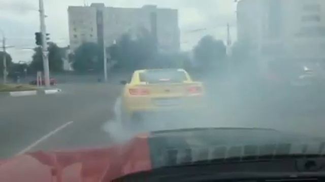 Старт Камаро со светофора, Ставрополь