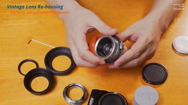 [DIY] Vintage Lens Rehousing, Jupiter-12 35mm F2.8, Contax RF(Kiev) to Leica M mount conversion) смотреть онлайн