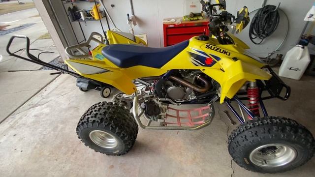 Suzuki LTR 450 Review and start up with a few revs! смотреть онлайн