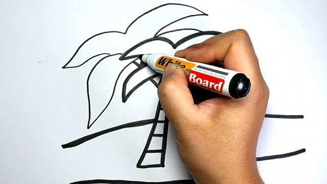 How to draw a Palm tree for kids,Bolalar uchun palma daraxti rasmini chizish,#drawing,#forkidsvideo смотреть онлайн