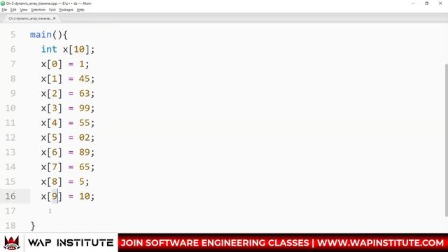 Ch-8 DSA - dynamic array traverse operations | data structure, c, c++, java hindi смотреть онлайн