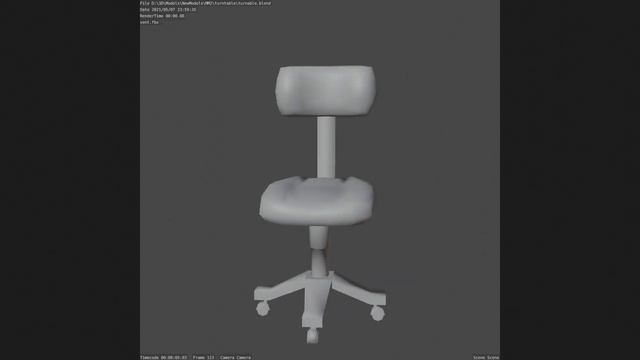 Modeling May 2021 - 7 : Office Chair (Fully Rendered) смотреть онлайн