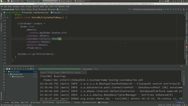 Ebean ORM - Multiple fetch of @OneToMany - Comparison with Hibernate смотреть онлайн