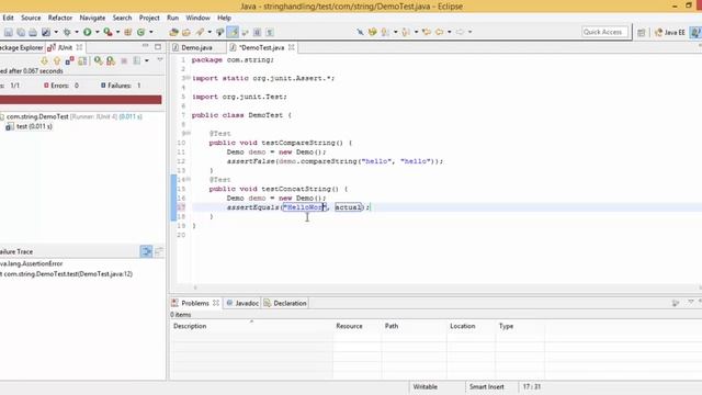 JUnit Tutorial 03 :- How to use assertEquals in JUnit смотреть онлайн