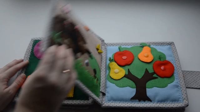 Развивающая книжка из фетра для самых маленьких/#2. Developing book. Quiet book. Smart book смотреть онлайн