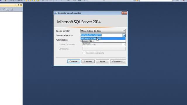 Curso de SqlServer Express 2014- Cap7- Crear una conexión con Sql Management Studio смотреть онлайн