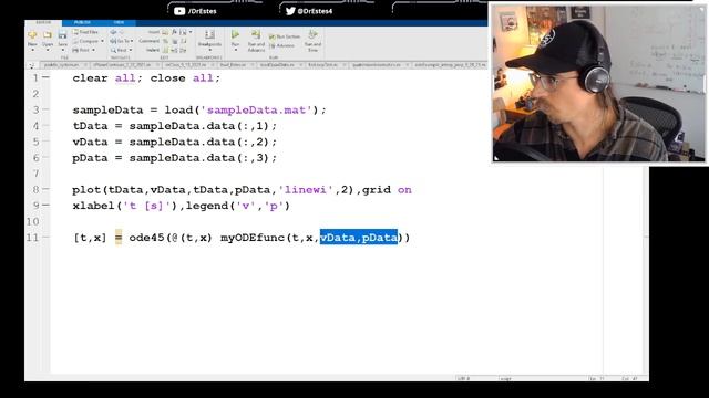 ODE45 tutorial w/ Data Interpolation смотреть онлайн