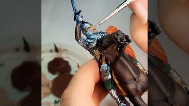 Красим лицо!!! Покраска оловянной миниатюры #оловянныесолдатики