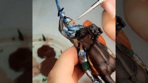 Красим лицо!!! Покраска оловянной миниатюры #оловянныесолдатики