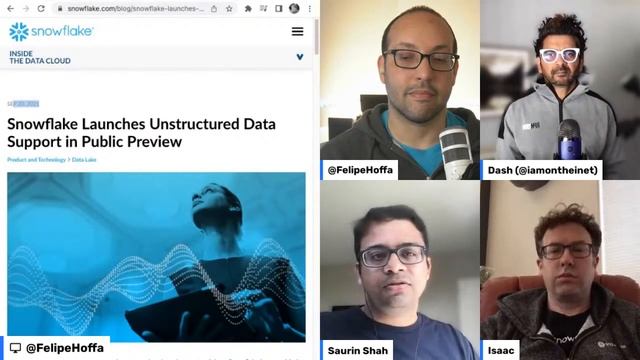 Snowflake Live: Unstructured Data Support In Snowpark смотреть онлайн