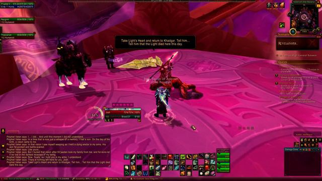 SPOILERS - Extra Ending at Exodar Light's Heart Quest - World of Warcraft Legion смотреть онлайн