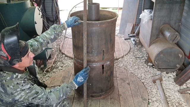 Варим РАЗБОРНУЮ БАННУЮ ПЕЧЬ из кразовских дисков (Начинаем Часть1) смотреть онлайн