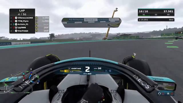 PeRL - S9 - R1 - Tier Realistic - Brazil - 36 Laps - Mercedes смотреть онлайн