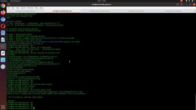 MariaDB-5.5.63 with Galera on CentOS-6.10 смотреть онлайн