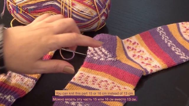 Alize Superwash ile Desenli Çorap Örüyoruz • Patterned Socks • Носки с узором смотреть онлайн