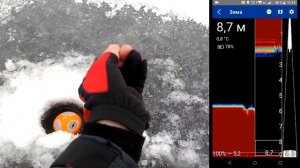 Эхолот Практик 7 Wi-Fi. Испытание зимой