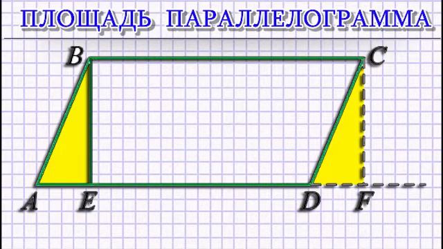 Площадь параллелограмма смотреть онлайн