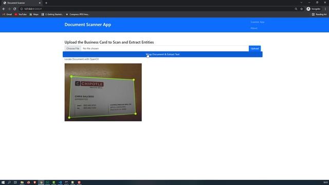 Document Scanner and Extract Text with OpenCV, Spacy NER Model смотреть онлайн