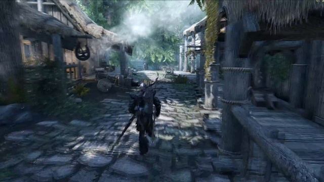 Skyrim HDT physics weapon sling смотреть онлайн