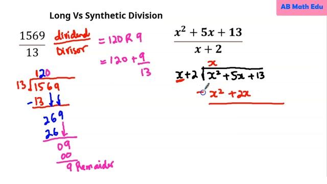 Polynomial Division|Integer division|Long vs Synthetic division смотреть онлайн