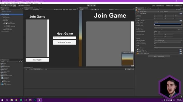 Making a Multiplayer FPS in Unity (E19. Joining 1/2) - uNet Tutorial смотреть онлайн