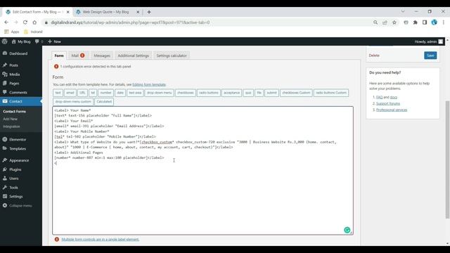 How to Easily Create a Cost Calculator in WordPress || Cost Calculator With Contact Form 7 || FREE смотреть онлайн