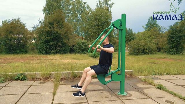 Уличные тренажеры в санатории-профилактории «КАМАЗ»