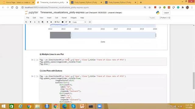 Time Series Visualization Using Plotly Express смотреть онлайн