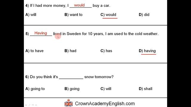 English grammar quiz with answers and explanation смотреть онлайн