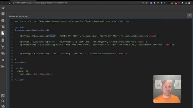 How to add input masks to your Webflow forms смотреть онлайн