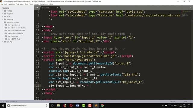 Bài 6: DOM - Xử lý các phần tử HTML trong Javascript смотреть онлайн