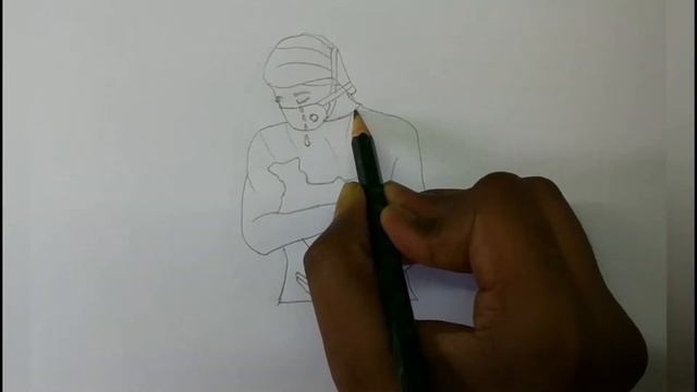 Corona Warrior Sketch 2021 | Doctor Day Special | Salute To Corona Warriors| Drawing Tutorial смотреть онлайн