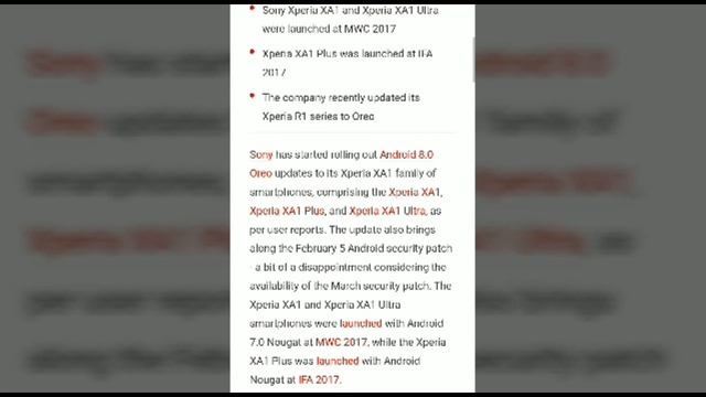 Official Android 8.0 Oreo Update For Sony Xperia XA1 смотреть онлайн