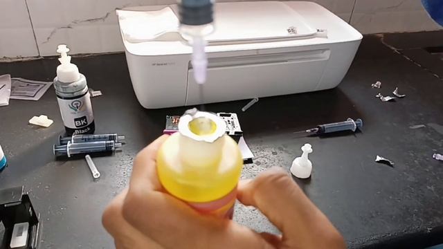 How To Refilling HP 805 Inkjet Cartridge for HP 1212, 2300,2331, 2332,Printers Explained in Kannada смотреть онлайн