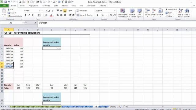 Excel OFFSET Function for Dynamic Calculations - Explained in Simple Steps смотреть онлайн
