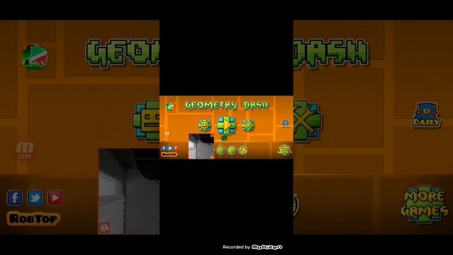 игра Geometry Dash веб-камерой смотреть онлайн