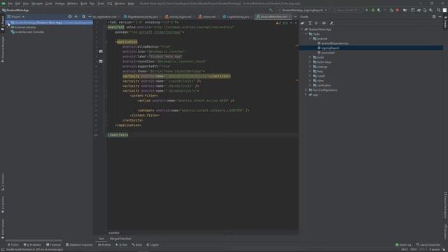 STUDENT NOTES APP 7 - CONNECT FIREBASE DATABASE TO YOUR APP (ANDROID & FIREBASE) - UNBOX CODING смотреть онлайн
