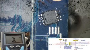 Не включается ноутбук. Ремонт ноутбука samsung np350v5c . Поиск утечки.