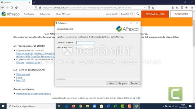 INSTALACIÓN DE ALFRESCO смотреть онлайн