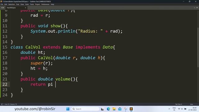 Interface Program in Java | ISC 2020 смотреть онлайн