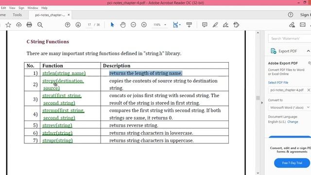 32 Diff between String and Char Array, Different String Functions смотреть онлайн