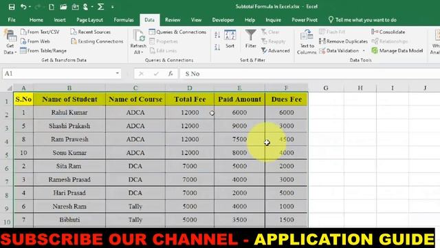 Subtotal Formula In Excel | Subtotal Magic In Excel | Excel Hindi Tutorial | Application Guide | смотреть онлайн
