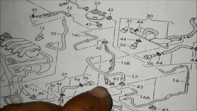 Parte 2 de 3 - Esquema de mangueiras de água A3/Golf 1.8 20v Turbo смотреть онлайн