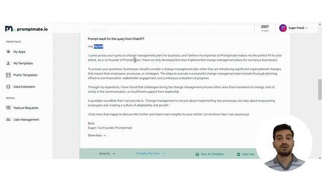 HARO Pitch Generator Template смотреть онлайн