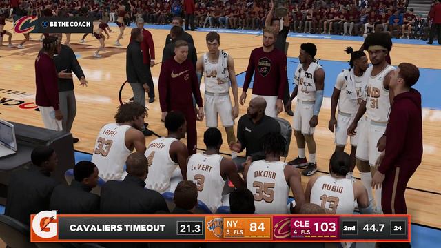 NBA 2K23 (Next Gen) - (2023 NBA EC Quarterfinals) New York Knicks vs Cleveland Cavaliers Game 2 смотреть онлайн