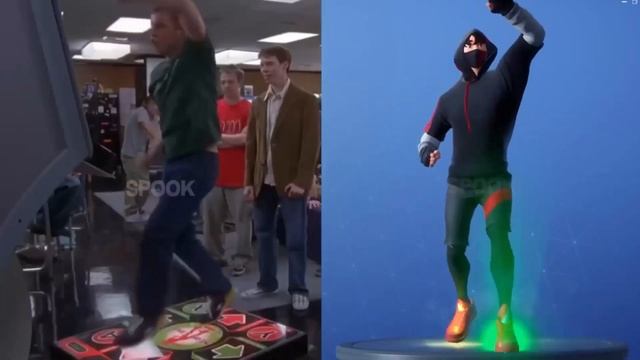 ФОРТНАЙТ ТАНЦЫ В РЕАЛЬНОЙ ЖИЗНИ l ИКОНИК l смотреть онлайн