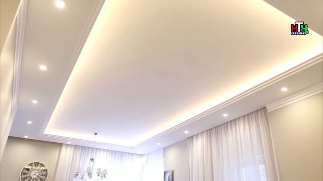 ТОП 10 Самый красивый фигура потолок из гипсокартона Дизайн потолоков 2022 ВОТ ЭТО ПОТОЛОК! смотреть онлайн